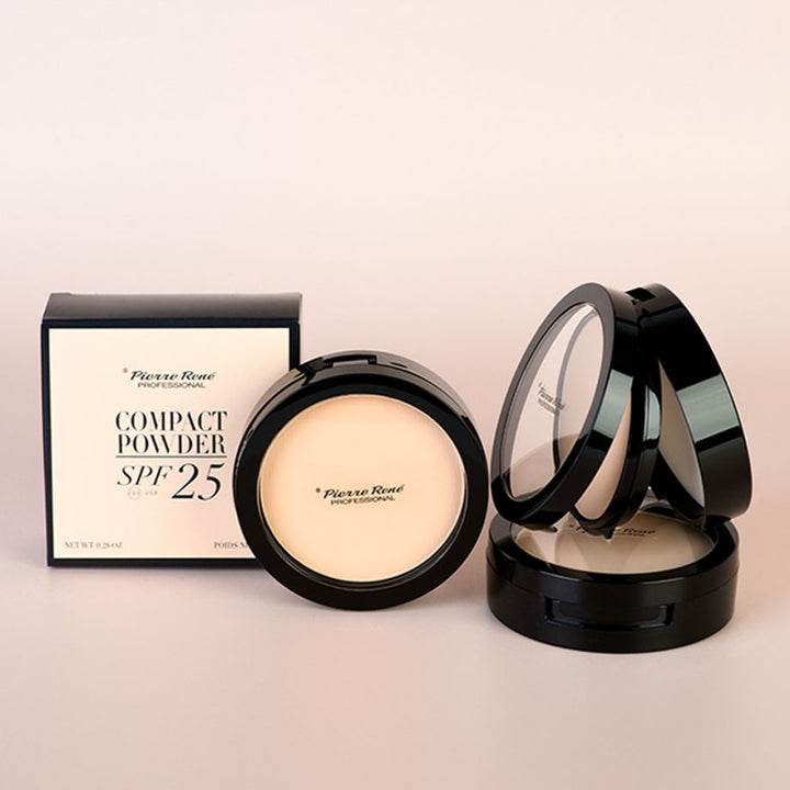 Pudra Compacta - Compact Powder SPF 25 Basic Nr. 02  - Pierre Rene