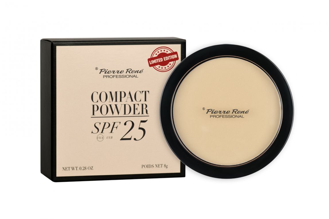 Pudra Compacta - Compact Powder SPF 25 Classic Ivory Nr. 103  8gr - Pierre Rene - HNIcosmetice.ro