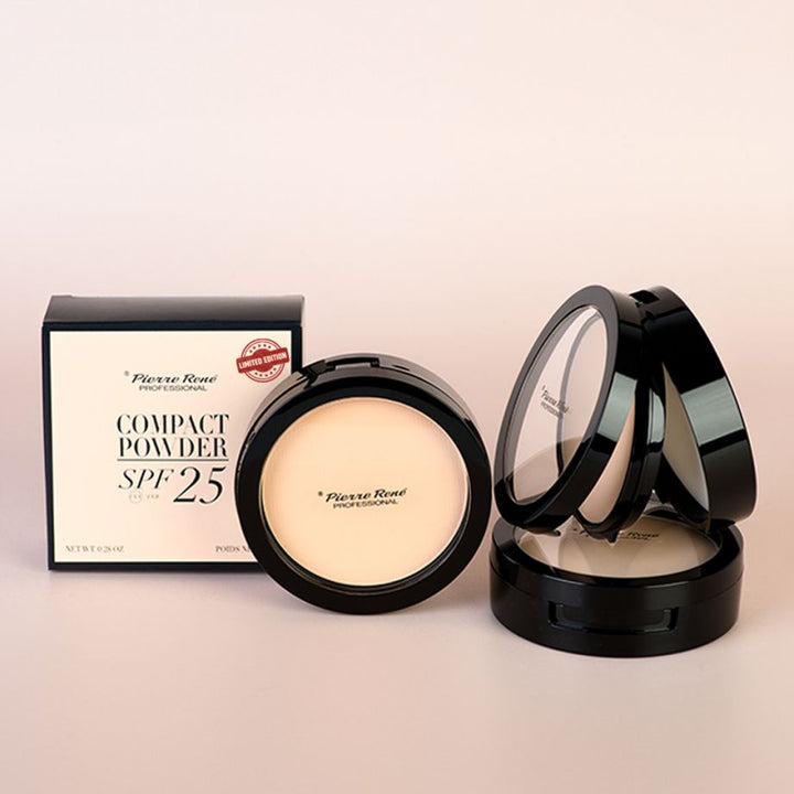 Pudra Compacta - Compact Powder SPF 25 Porcelain Nr. 101  - Pierre Rene