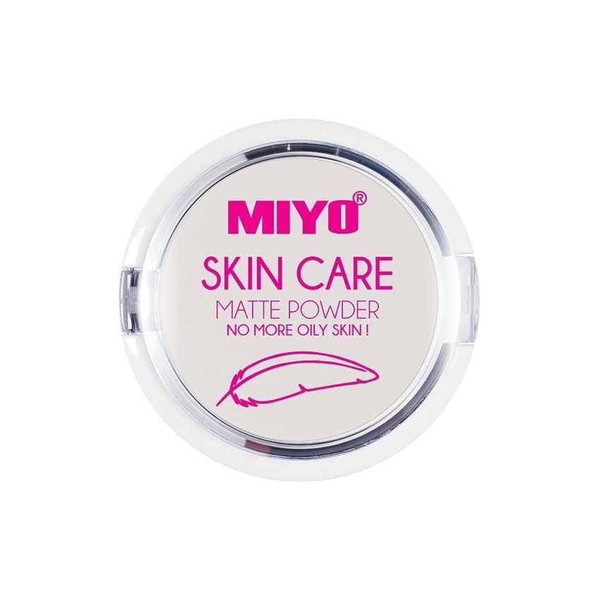 Pudra Compacta Translucida Matifianta - Skin Care Powder - MIYO - HNIcosmetice.ro