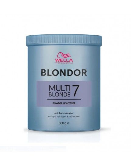 Pudra Decoloranta pentru Par Blond - Blondor Multi Blonde 7 Powder 800gr - Wella - HNIcosmetice.ro