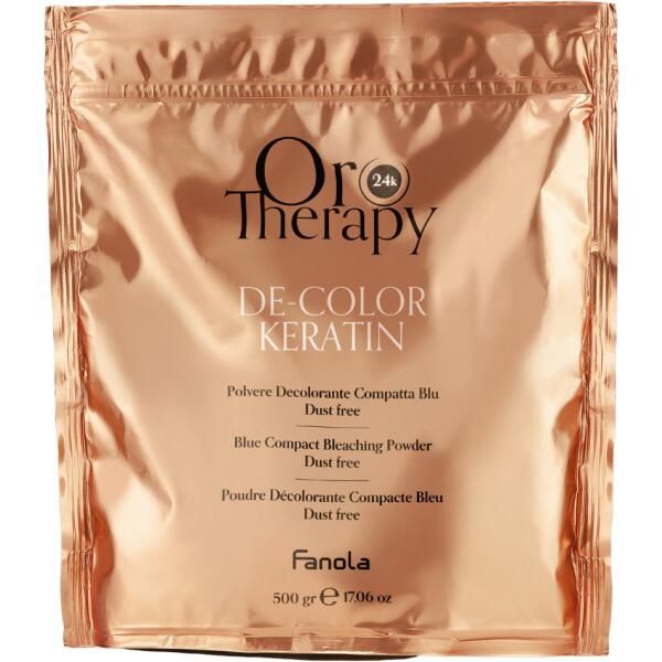 Pudra Decoloranta Fara Amoniac - De Color Keratin Compact Bleaching Powder 500gr - Oro Therapy - HNIcosmetice.ro