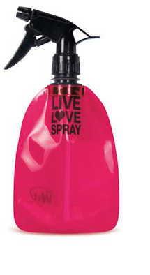 Pulverizator pentru Coafor Roz - The Flat Soft Spray Bottle Pink Wet Spray 295ml - Bifull - HNIcosmetice.ro