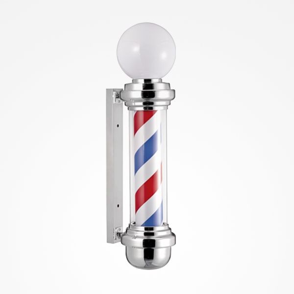 Reclama Luminoasa Led pentru Frizeri si Barbieri - Barber Pole Globe Led - Zzmen - HNIcosmetice.ro