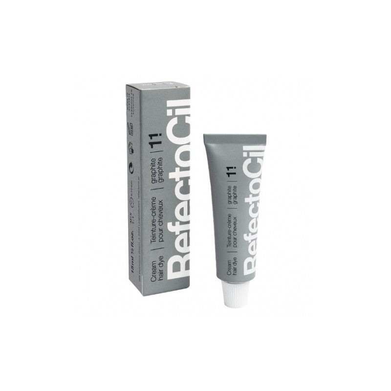 Vopsea de Gene si Sprancene 15ml - Eyebrow&Eyelash Tint 1.Graphite 15ml - RefectoCil
