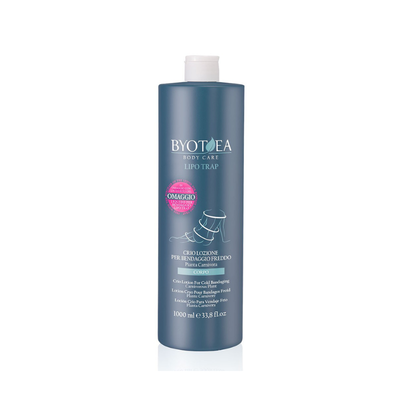 Lotiune de Impachetari cu Bandaje pentru Remodelare Corporala - Body Care Liquid for Remodeling Cold Bandaging 1000ml - Byotea
