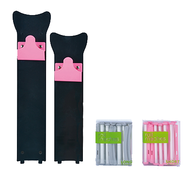 Role pentru Suvite cu Suport de Prindere - Highlights Rollers Streak 24 Role si 2 Suporti - Bifull - HNIcosmetice.ro