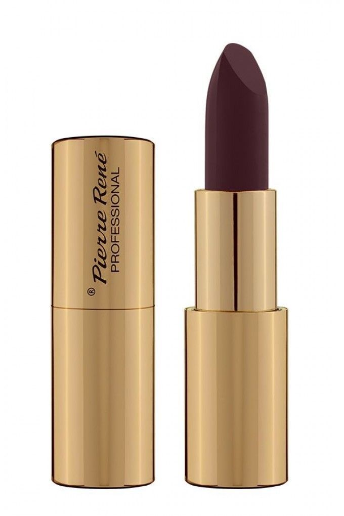 Ruj Intens Mat - Full Matte Lipstick Deep Burgund Nr.27 - PIERRE RENE - HNIcosmetice.ro