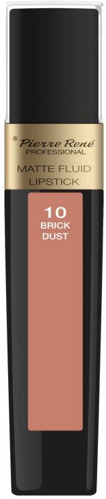 Ruj Lichid Mat - Matte Fluid Lipstick Brick Dust Nr. 10 - PIERRE RENE