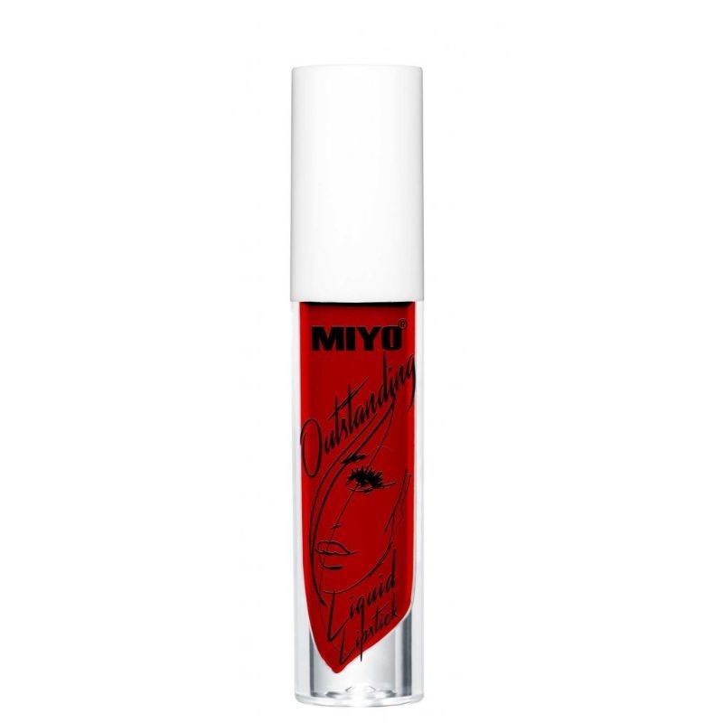 Ruj Lichid Mat - Outstanding Liquid Lipstick Nr. 01 Red Dress - Miyo - HNIcosmetice.ro