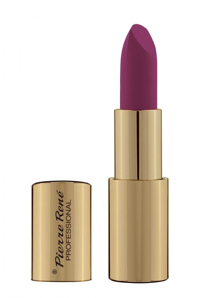 Ruj Semi Mat - Royal Mat Lipstick Electric Fucsia Nr.12 - PIERRE RENE - HNIcosmetice.ro