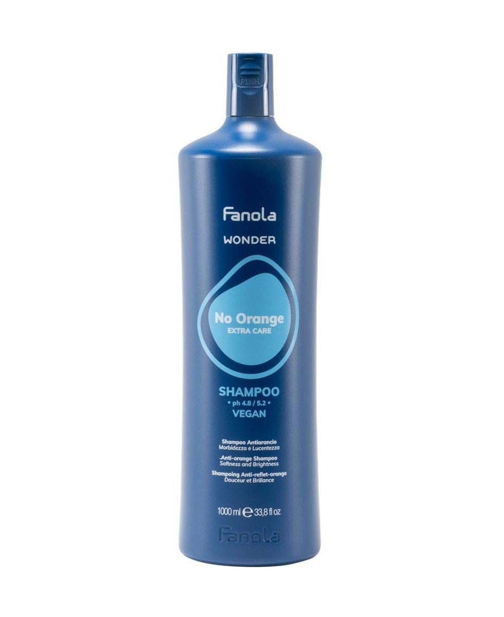 Sampon Anti-Portocaliu - Wonder No Orange Shampoo 1000ml - Fanola - HNIcosmetice.ro