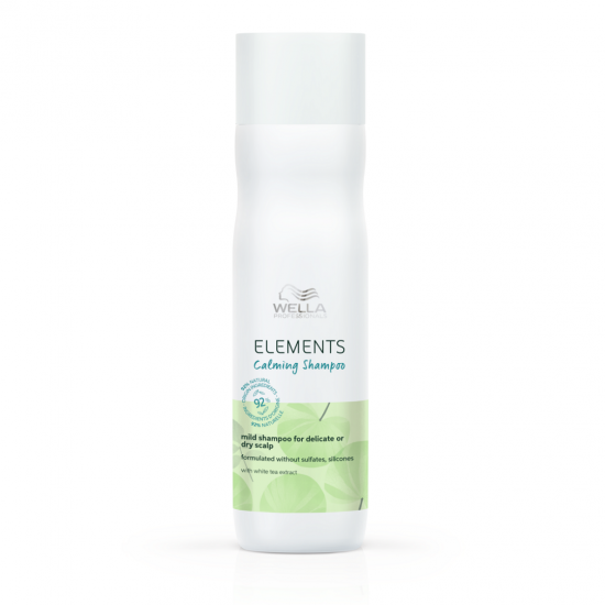 Sampon Calmant pentru Scalp Sensibil - Elements Calming Shampoo 250ml - Wella - HNIcosmetice.ro