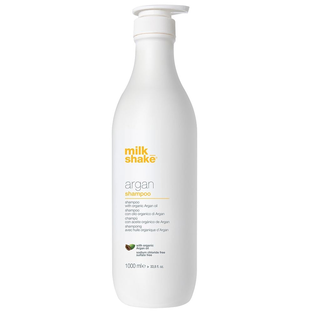 Sampon cu Argan pentru Toate Tipurile de Par - Argan Shampoo 1000ml - Milk Shake - HNIcosmetice.ro