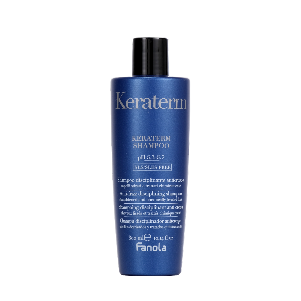 Sampon pentru Disciplinarea Parului - Keraterm Anti-Frizz Shampoo pH 5.3 - 5.7 300ml - Fanola - HNIcosmetice.ro