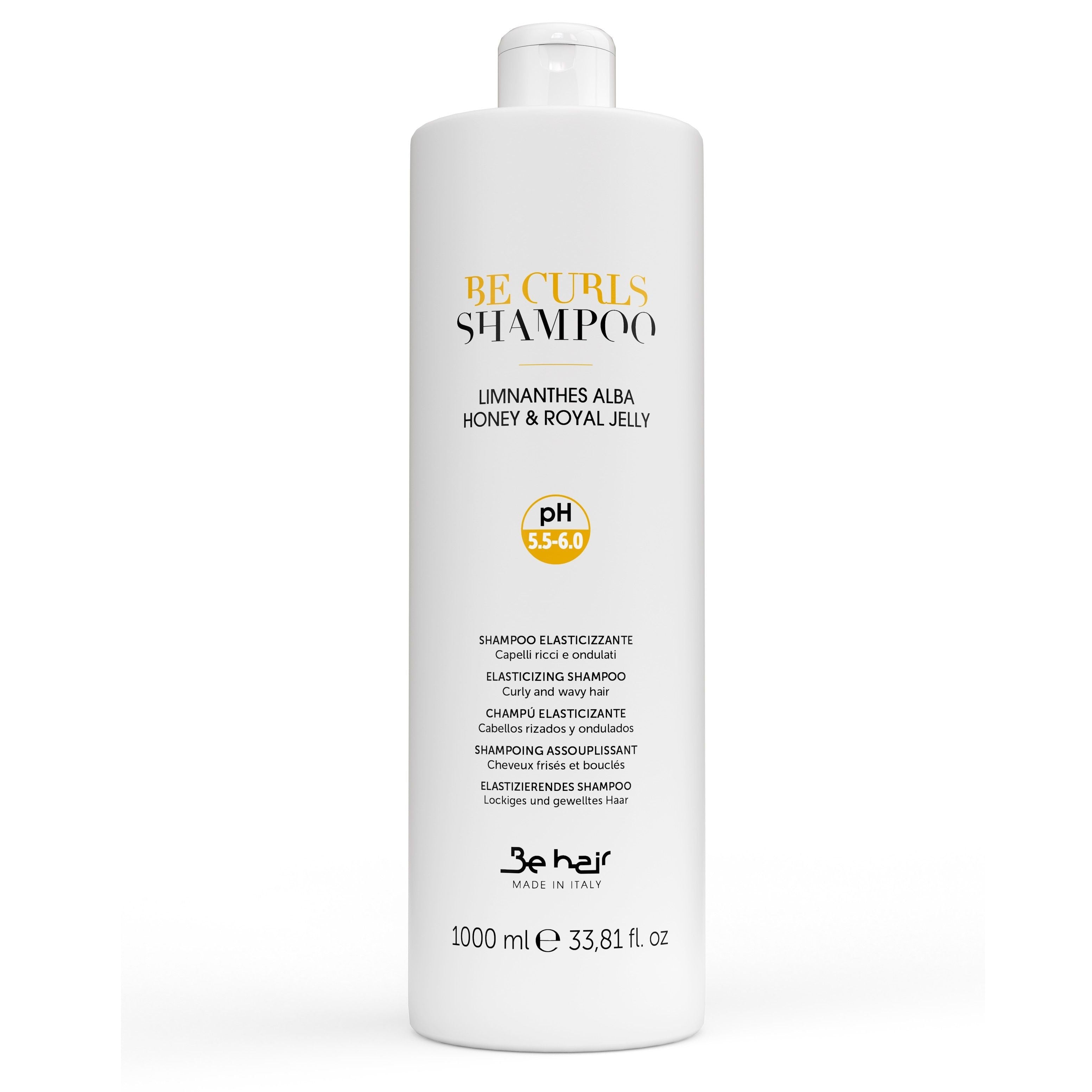Sampon pentru Par Cret sau Ondulat - Elasticizing Shampoo Be Curls 1000ml - Be Hair - HNIcosmetice.ro