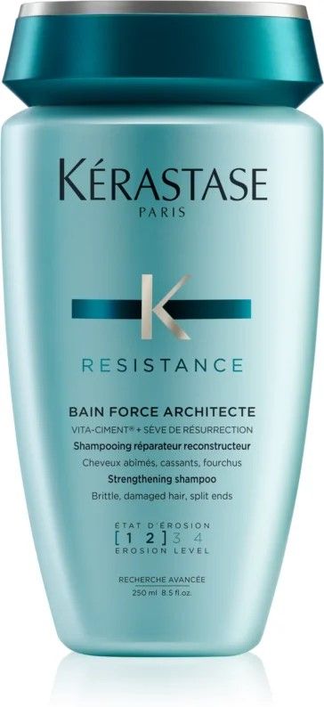 Sampon pentru Par Deteriorat - Resistance Bain Force Architecte 250ml - Kerastase - HNIcosmetice.ro