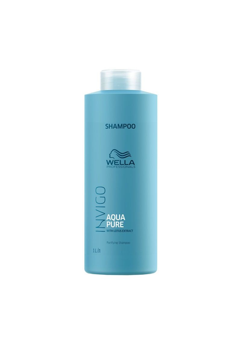 Sampon pentru Par Gras - Invigo Aqua Pure Shampoo 1000ml - Wella - HNIcosmetice.ro