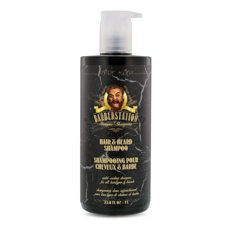 Sampon pentru Par si Barba - Hair&Beard Shampoo 1000ml - Barberstation - HNIcosmetice.ro