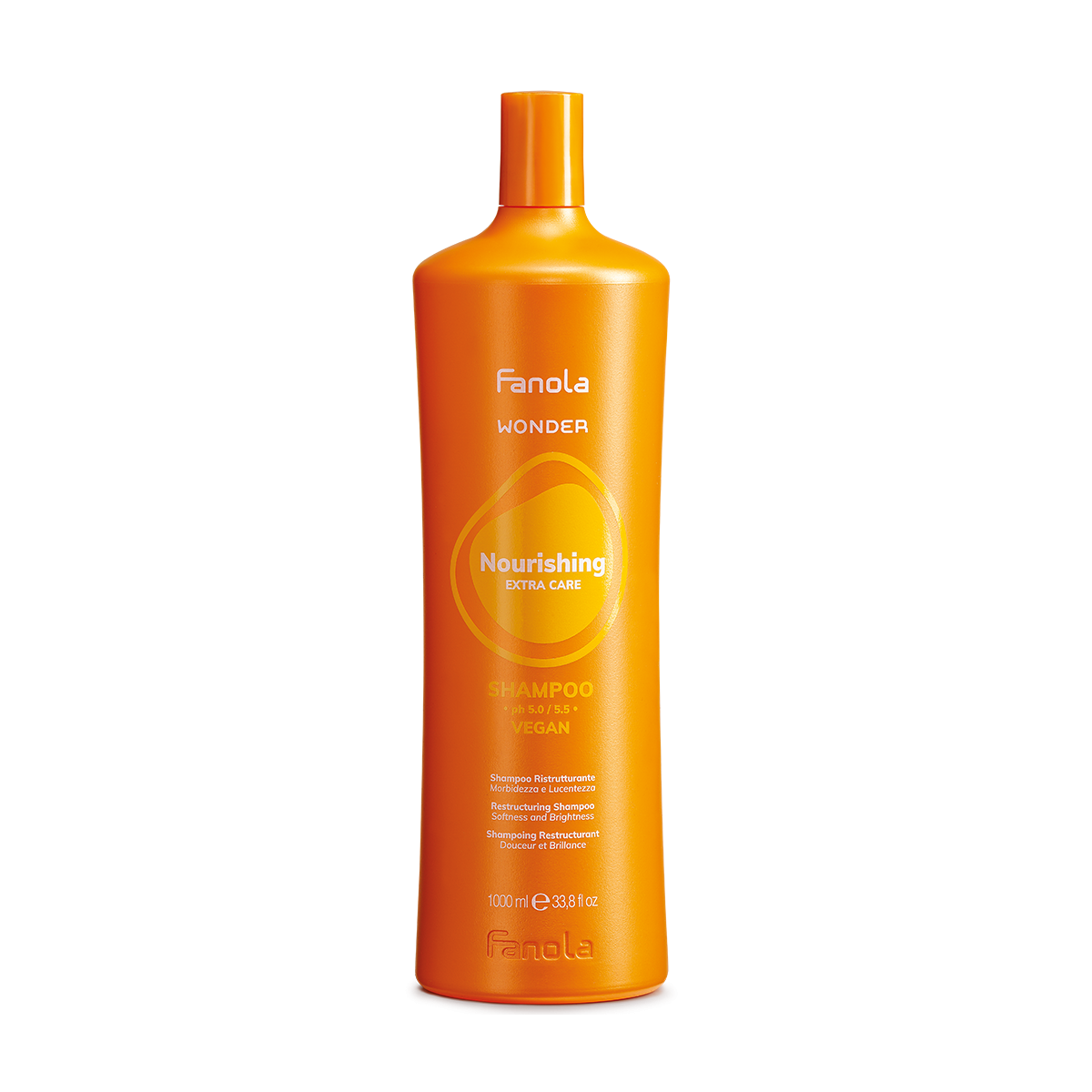 Sampon Restructurant pentru Par Uscat - Wonder Nourishing Shampoo 1000ml - Fanola - HNIcosmetice.ro
