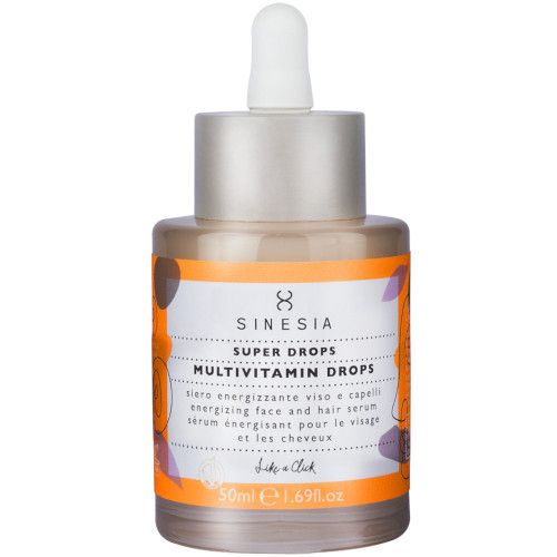 Ser cu Multivitamine pentru Fata si Par - Super Drops Multivitamin Drops 50ml - Sinesia - HNIcosmetice.ro