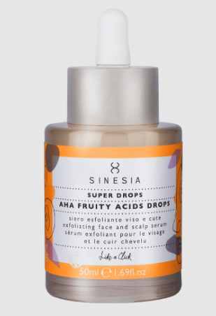 Ser Exfoliant pentru Fata si Scalp - Super Drops Aha Fruity Acids Drops 50ml - Sinesia