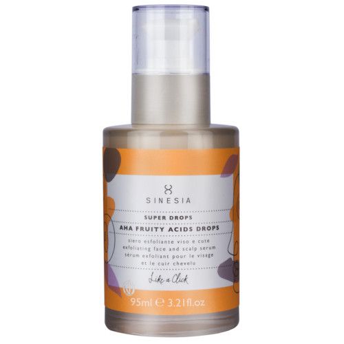 Ser Exfoliant pentru Fata si Scalp - Super Drops Aha Fruity Acids Drops 95ml - Sinesia - HNIcosmetice.ro