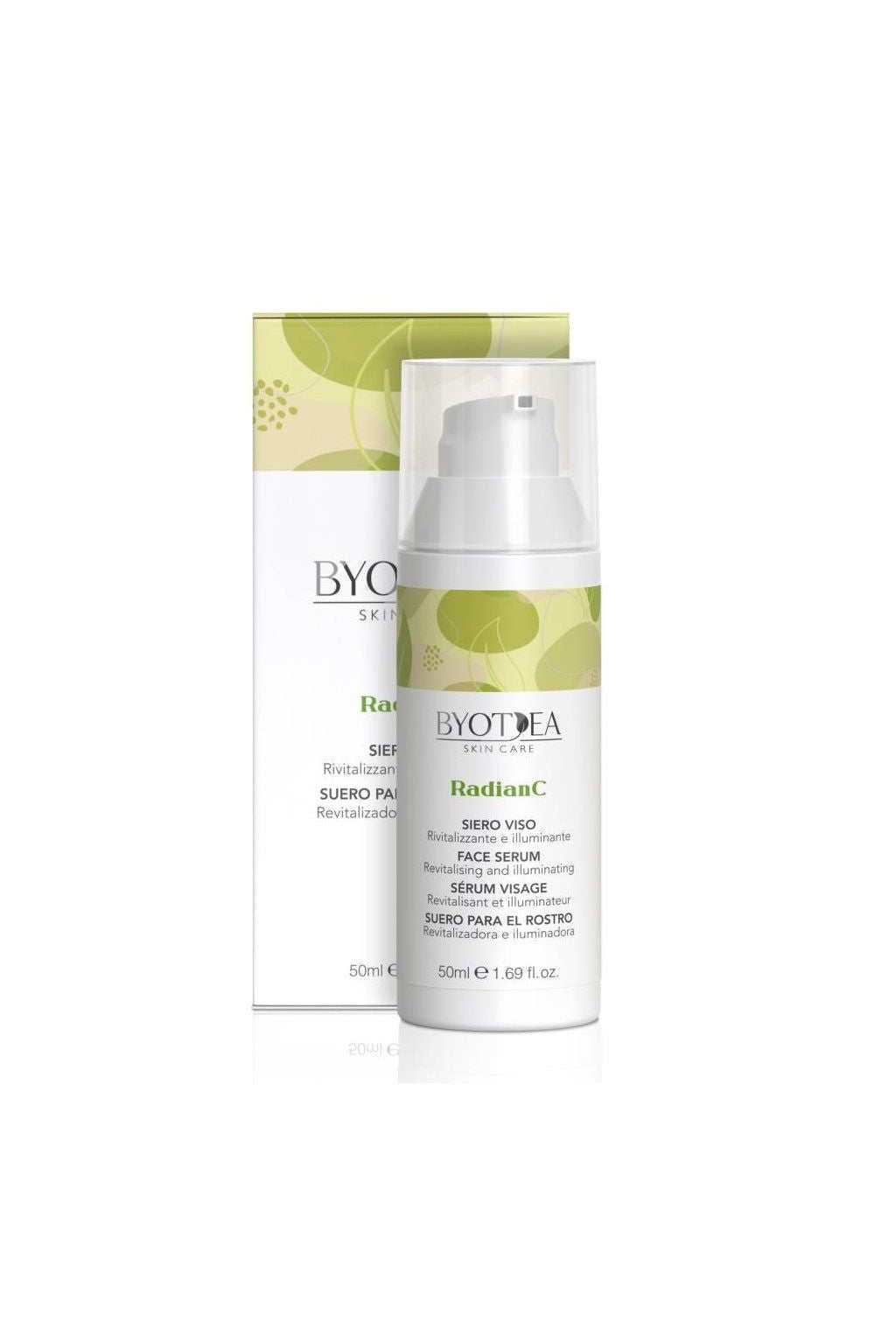 Ser Revitalizant si Iluminant pentru Fata - RadianC Face Serum Revitalising and Illuminating 50ml - Byotea - HNIcosmetice.ro