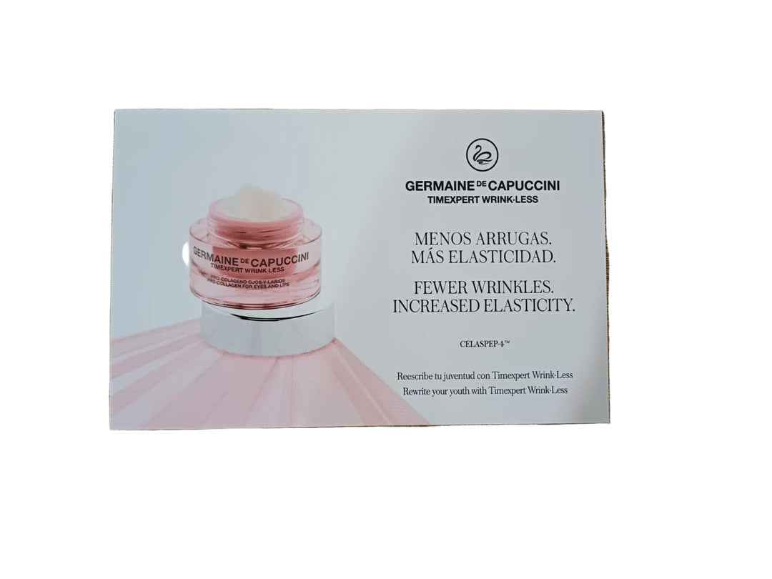 Tester Brosura Crema de Fata cu Colagen pentru Ochi si Buze - Timexpert Wrink-Less Pro-Collagen For Eyes and Lips Cream 1ml - FOC Germaine de Capuccini