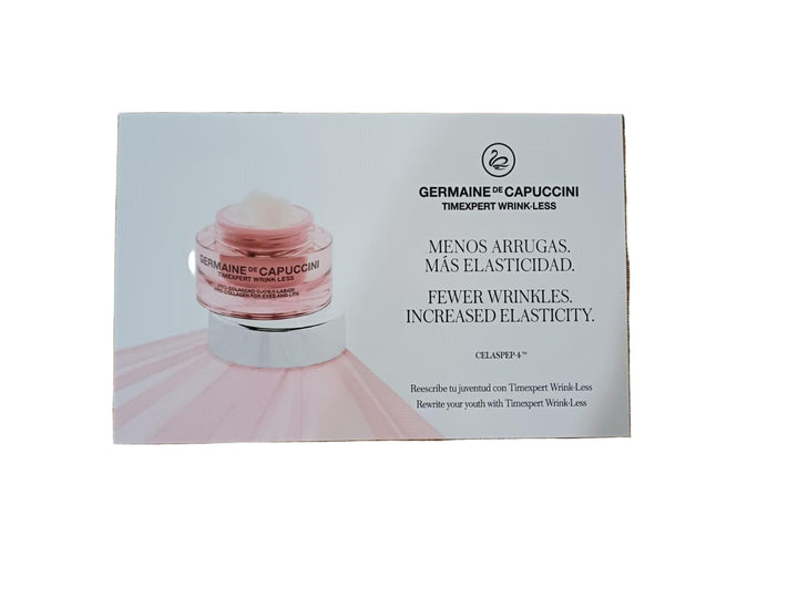 Tester Brosura Crema de Fata cu Colagen pentru Ochi si Buze - Timexpert Wrink-Less Pro-Collagen For Eyes and Lips Cream 1ml - FOC Germaine de Capuccini