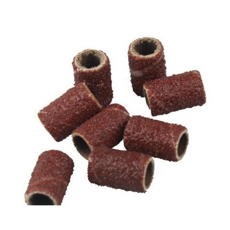 Set 10 Inele Smirghel cu Duritate Ridicata 80# pentru Freza de Unghii - Attractive - HNIcosmetice.ro