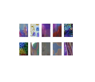 Set Folii Unghii pentru Transfer - Nail Art Abracadabra Foil Tip E Psycho Dream - Ami Gel - HNIcosmetice.ro