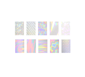 Set Folii Unghii pentru Transfer - Nail Art Abracadabra Foil Tip F Shine Bride - Ami Gel - HNIcosmetice.ro