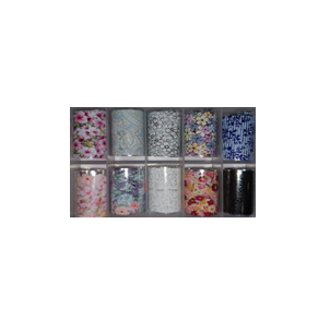 Set Folii Unghii pentru Transfer - Nail Art Abracadabra Foil Tip F5 Pencil Flowers - Ami Gel