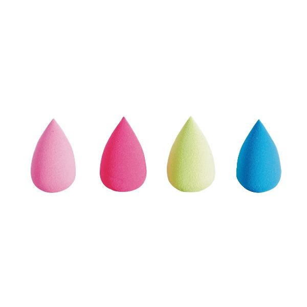 Set Mini Lacrima Bureti Make Up - Mini Drops Sponge 4 Pcs - Bifull - HNIcosmetice.ro