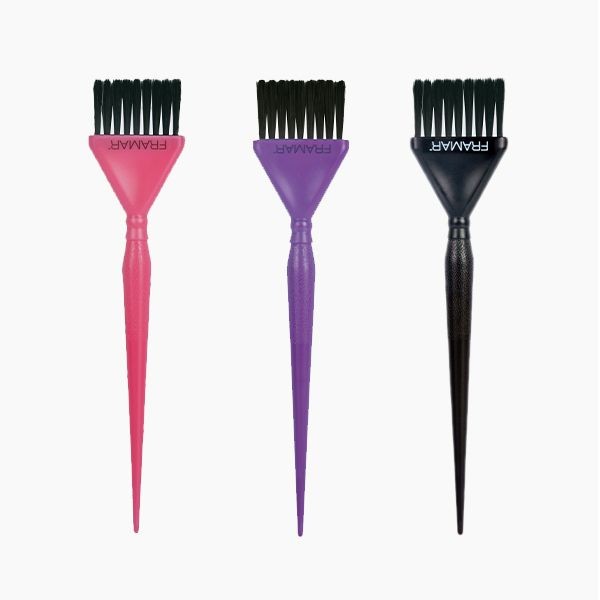 Set Pensule Mici cu Peri Accusoft pentru Vopsit Parul - Set Tri-Coloring Pack 3buc - Framar