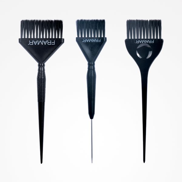Set Pensule pentru Vopsit cu Peri Accusoft - Set Coloring Pack 3buc -  Framar - HNIcosmetice.ro