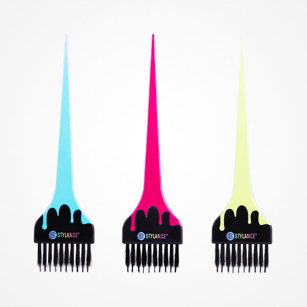 Set 3 Pensule pentru Vopsit Balayage -  Color Brush Balayage Set - Stylance