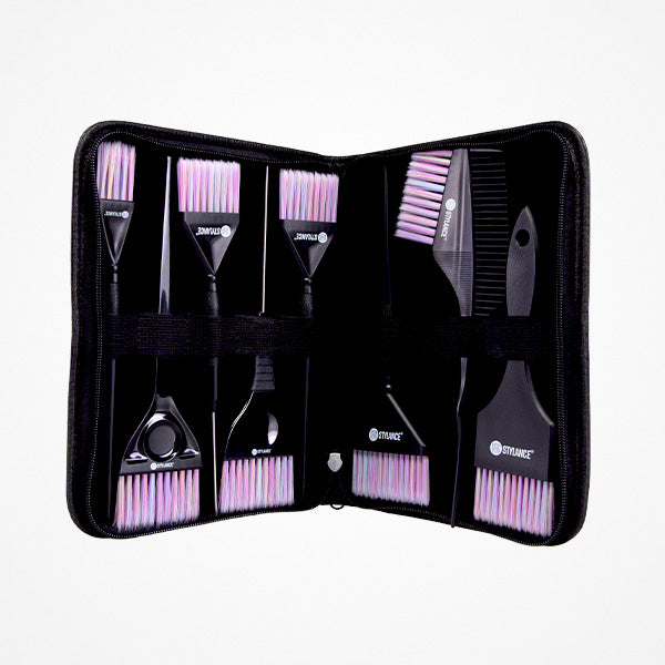 Set 8 Pensule pentru Vopsit - Color Brush Tint Brushes - Stylance