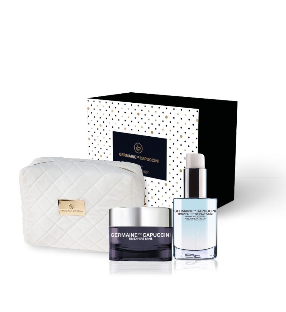 Set Anti-rid Ten Matur - Timexpert SRNS Intensive Recovery Cream 50ml + Timexpert Hydraluronic Hyaluronic 3D Force Fill-In Serum 30ml Set - PP Germaine de Capuccini