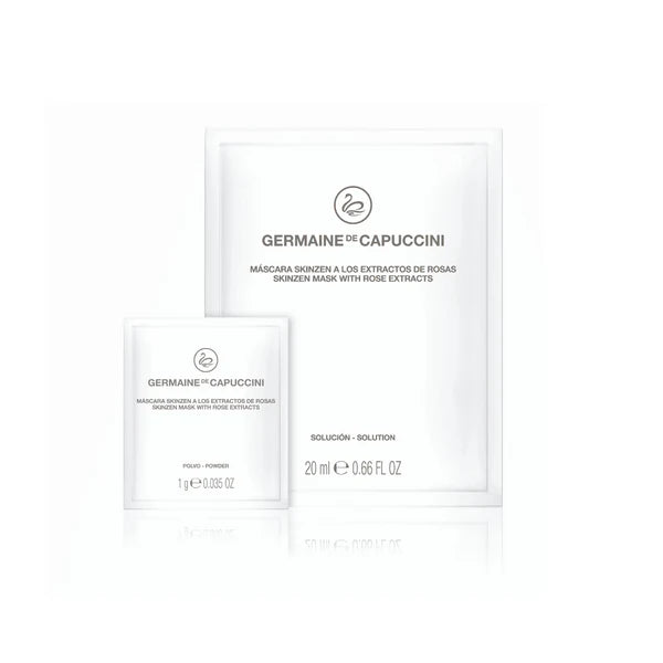 Masca de Fata cu Extract de Trandafiri 10buc - Options Line Skinzen Mask With Rose Extracts Kit - PRO Germaine de Capuccini