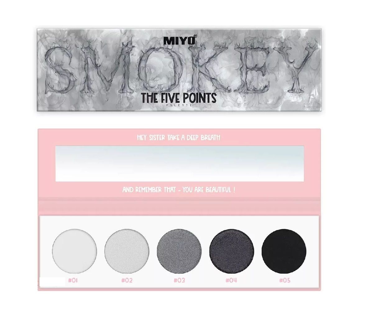 Smokey Paleta Fard Pleoape Five Points Nr.02 - MIYO - HNIcosmetice.ro