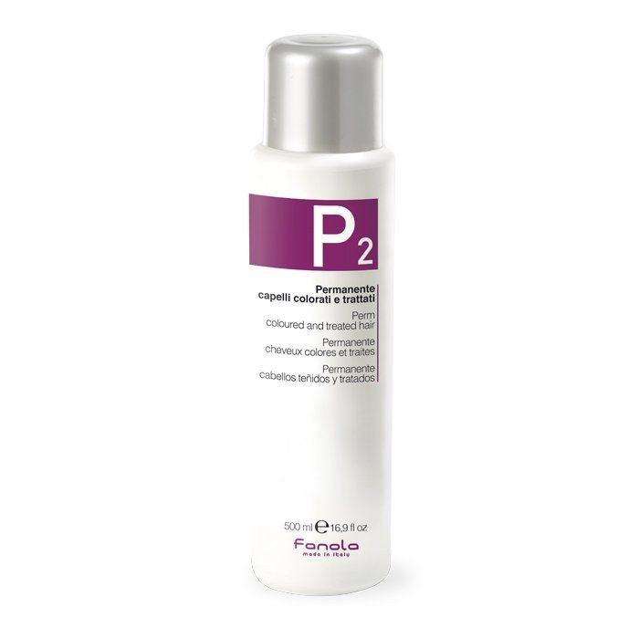Solutie de Permanent pentru Par Vopsit - P2 Perm Coloured and Treated Hair 500ml - Fanola - HNIcosmetice.ro