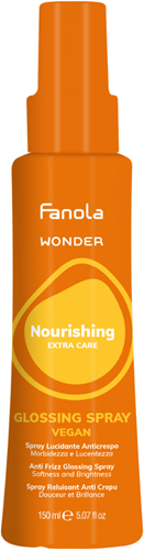 Spray de Stralucire pentru Par Uscat - Wonder Nourishing Glossing Spray 150ml - Fanola - HNIcosmetice.ro