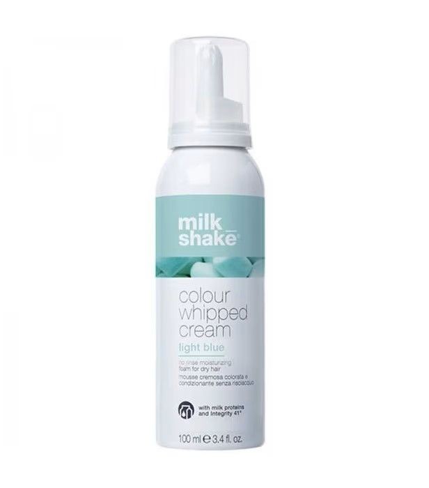 Spuma Nuantatoare Albastru Deschis - Colour Whipped Cream Light Blue 100ml - Milk Shake - HNIcosmetice.ro