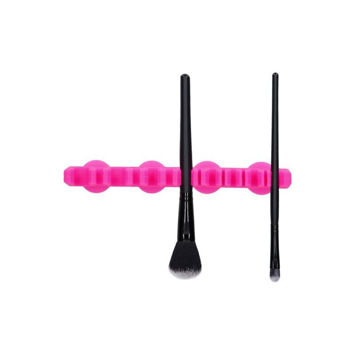 Suport pentru Uscat Pensule de Machiaj din Silicon - Make-up Brush Hot Pink Drying - Mimo