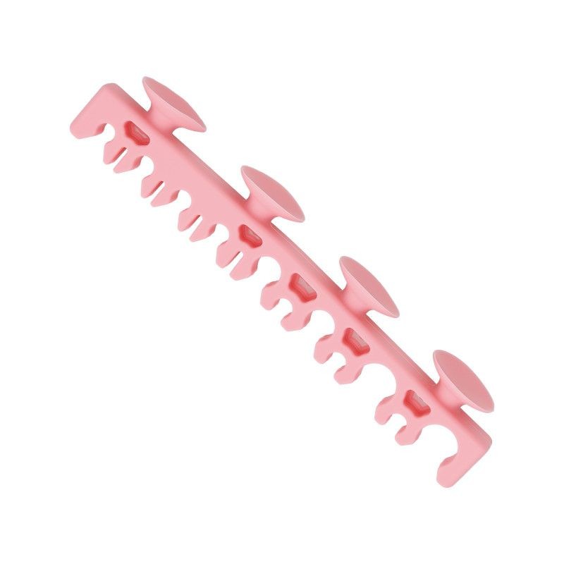 Suport pentru Uscat Pensule de Machiaj din Silicon - Make-up Brush Pink Drying - Mimo