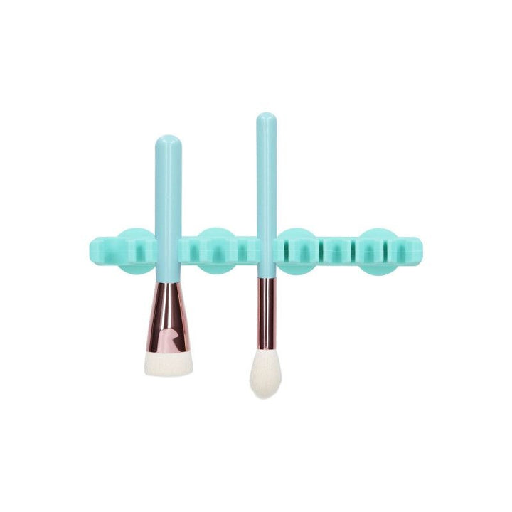 Suport pentru Uscat Pensule de Machiaj din Silicon - Make-up Brush Turquoise Drying - Mimo