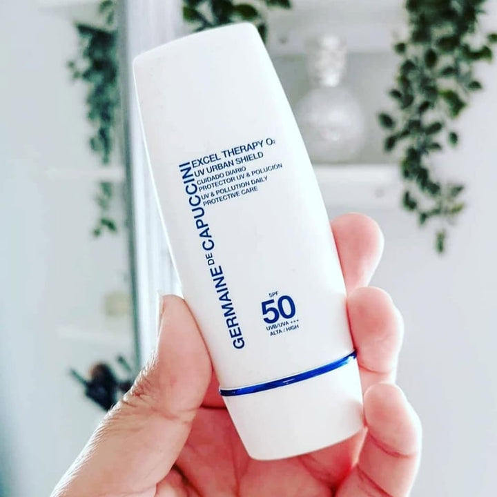 Crema De Protecție Zilnică Anti-Poluare și UV - Excel Therapy O2 UV Urban Shield Pollution Protective Care 30ml - PP Germaine de Capuccini