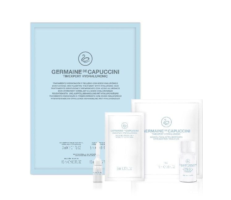 Kit 1 Tratament Hidratant de Umplere cu Acid Hialuronic - Timexpert Hydraluronic Moisturising and Plumping Treatment with Acid Hyaluronic Monodoza - PRO Germaine de Capuccini